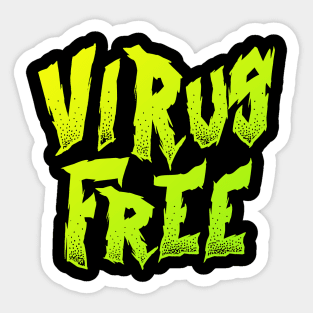 Virus Free Sticker